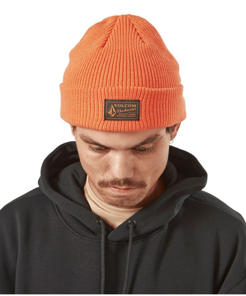 VOLCOM(ボルコム)の「【VOLCOM】VOLCOM WKWEAR BEANIE(ニットキャップ/ビーニー・メンズ・ブラック/オレンジ・O/S)」の15枚目の写真