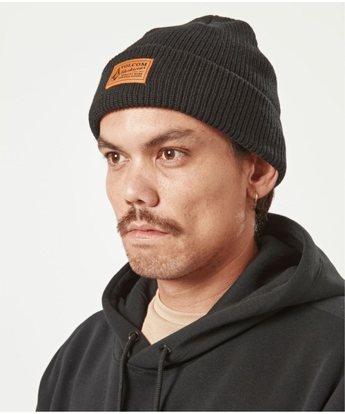 VOLCOM(ボルコム)の「【VOLCOM】VOLCOM WKWEAR BEANIE(ニットキャップ/ビーニー・メンズ・ブラック/オレンジ・O/S)」の8枚目の写真