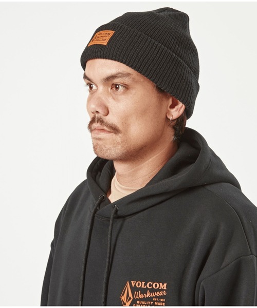 VOLCOM(ボルコム)の「【VOLCOM】VOLCOM WKWEAR BEANIE(ニットキャップ/ビーニー・メンズ・ブラック/オレンジ・O/S)」の10枚目の写真