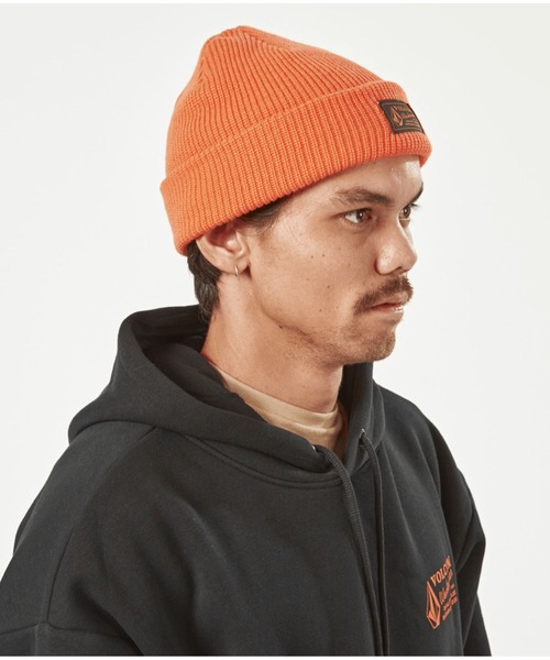 VOLCOM(ボルコム)の「【VOLCOM】VOLCOM WKWEAR BEANIE(ニットキャップ/ビーニー・メンズ・ブラック/オレンジ・O/S)」の16枚目の写真