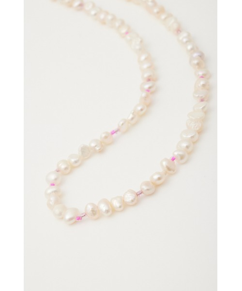 SLY（スライ）の「e/s BY MOJOM BEADS NECKLACE エマスライ バイモジョム ビーズ ネックレス（ネックレス・レディース・マルチ・FREE）」の7枚目の写真