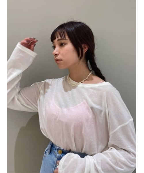 SLY（スライ）の「e/s BY MOJOM BEADS NECKLACE エマスライ バイモジョム ビーズ ネックレス（ネックレス・レディース・マルチ・FREE）」の13枚目の写真