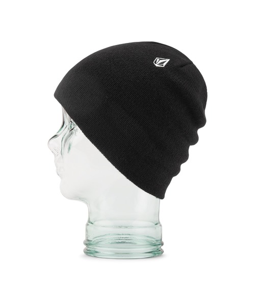 VOLCOM(ボルコム)の「【VOLCOM】WOOLCOTT BEANIE(ニットキャップ/ビーニー・メンズ・ブラック/キャメル/オレンジ系・O/S)」の2枚目の写真