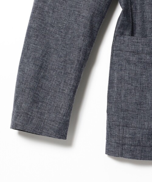 T-JACKET(ティージャケット)の「T-JACKET × Brilla per il gusto / 別注 / 別注 ストレッチシャンブレー ジャケット(その他アウター・メンズ・ブルー系その他4・M/XS/L/S)」の3枚目の写真