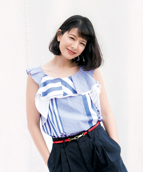 DISCOAT(ディスコート)の「【Discoat】ランダムストライプノースリブラウス(シャツ/ブラウス・レディース・ブルー/スミクロ・LARGE/MEDIUM)」の1枚目の写真