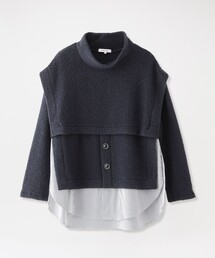 LOVELESS | シャツドッキングニットプルオーバー(ニット/セーター)