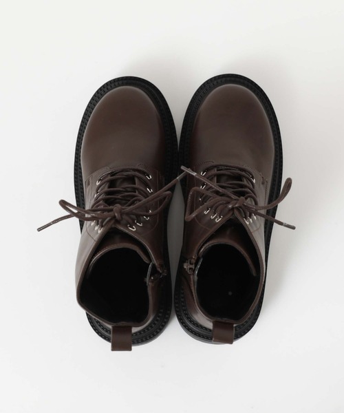 archives(アルシーヴ)の「レースアップブーツ(ブーツ・レディース・ブラウン/ブラック・MEDIUM/LARGE)」の21枚目の写真