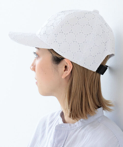 Ray BEAMS（レイビームス）の「MASTER&CO. / 6パネル キャップ（ハット・レディース・ブラック/ホワイト・ONE SIZE）」の3枚目の写真