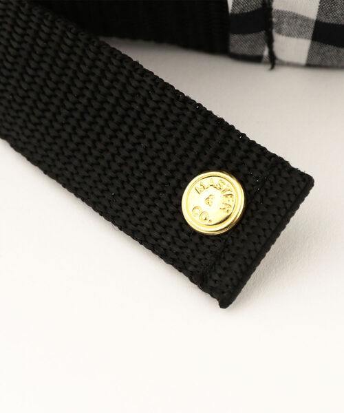 Ray BEAMS（レイビームス）の「MASTER&CO. / 6パネル キャップ（ハット・レディース・ブラック/ホワイト・ONE SIZE）」の11枚目の写真