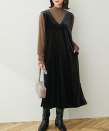 Green　Parks | 洗える2WAYベロアジャンパースカート(ジャンパースカート)