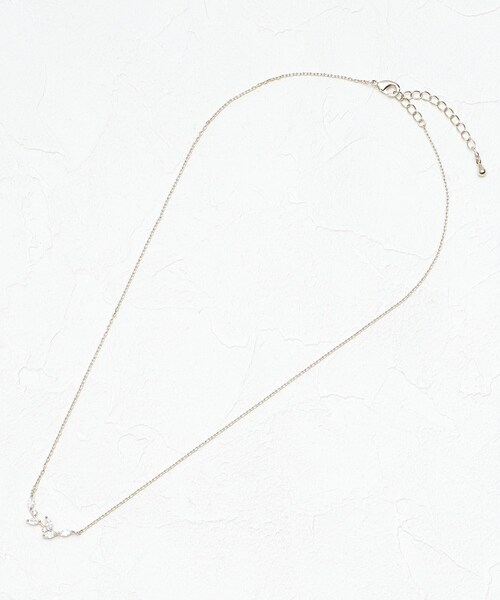 index（インデックス）の「◆クリアガラスネックレス（ネックレス・レディース・シルバー/ゴールド・00）」の6枚目の写真