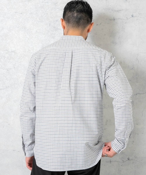 23区リベコバンドカラーシャツ　大きいサイズ48 新品未使用 URBAN RESEARCH ROSSO MEN シャツ 「WEB限定」「XXLサイズあり