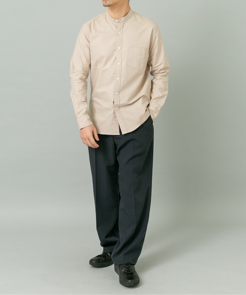 URBAN RESEARCH ROSSO MEN(アーバンリサーチロッソメン)の「『WEB限定』『XXLサイズあり』『抗菌/消臭』ハイパフォーマンスオックスバンドカラーシャツ(シャツ/ブラウス・メンズ・ブラック/ライトブルー/ホワイト/インディゴブルー/グレー/ブラック系その他/ストライプ/グリーン系その他/ブラウン系その他/ピンク系その他/ネイビー/ブルー系その他/グレー系その他/ベージュ・X-LARGE/LARGE/MEDIUM/SMALL/XX-LARGE)」の17枚目の写真