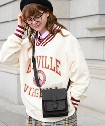 MONO-MART LADY'S | ヴィンテージライクフェイクレザーミニショルダーバック(ショルダーバッグ)