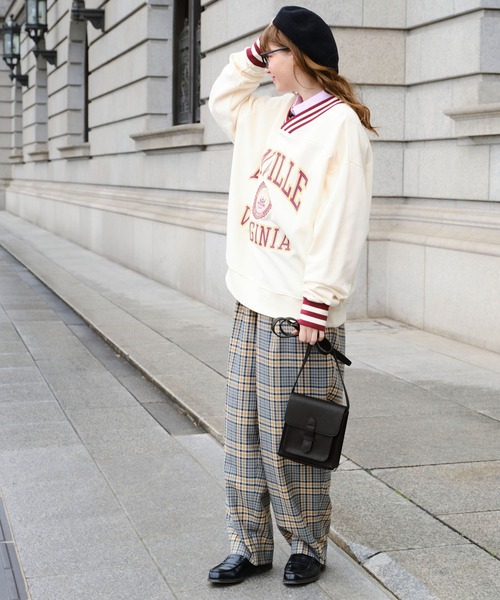 MONO-MART LADY'S（モノマートレディース）の「ヴィンテージライクフェイクレザーミニショルダーバック（ショルダーバッグ・レディース・ブラウン/ブラック/アイボリー・FREE）」の9枚目の写真