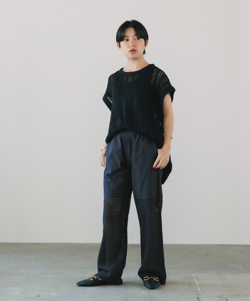 リブニットベスト - ブラック - レディース | H&M JP