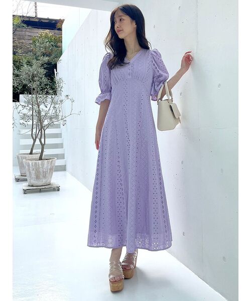 マーキュリーデュオ 河西美希コラボ ワンピース 七分丈 ロング マーキュリーデュオ 河西美希コラボ ワンピース 七分丈 ロング