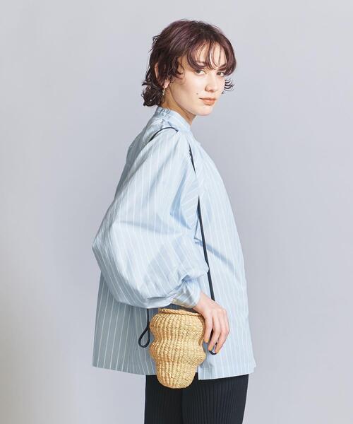 BEAUTY&YOUTH UNITED ARROWS(ビューティーアンドユースユナイテッドアローズ)の「タックボリューム ストライプシャツ -ウォッシャブル-(シャツ/ブラウス・レディース・ライトブルー・FREE)」の6枚目の写真