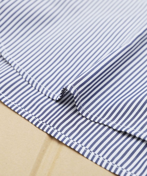 reca(レカ)の「【ZOZOTOWN限定】先染めストライプビックシャツ(シャツ/ブラウス・レディース・ピンク/ネイビー/グリーン・FREE)」の19枚目の写真