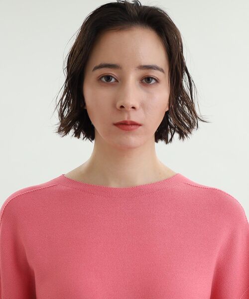 INDIVI(インディヴィ)の「◆【日本製/ガーター編み】ボートネックニット(ニット/セーター・レディース・オフホワイト/オレンジ系3/グリーン系その他4/ホワイト系5/ネイビー/ライトベージュ/ピンク系その他/ブルー系6・38/05/13/34/15 )」の13枚目の写真