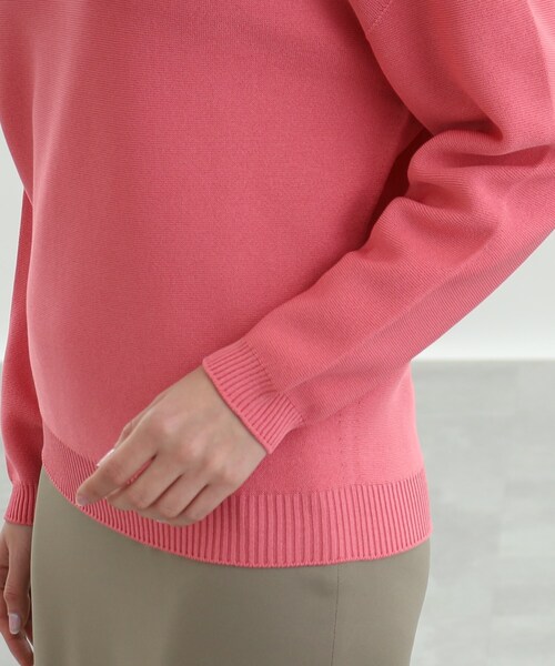 INDIVI(インディヴィ)の「◆【日本製/ガーター編み】ボートネックニット(ニット/セーター・レディース・オフホワイト/オレンジ系3/グリーン系その他4/ホワイト系5/ネイビー/ライトベージュ/ピンク系その他/ブルー系6・38/05/13/34/15 )」の14枚目の写真