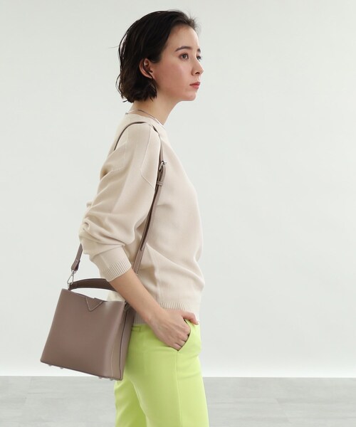 INDIVI(インディヴィ)の「◆【日本製/ガーター編み】ボートネックニット(ニット/セーター・レディース・オフホワイト/オレンジ系3/グリーン系その他4/ホワイト系5/ネイビー/ライトベージュ/ピンク系その他/ブルー系6・38/05/13/34/15 )」の21枚目の写真