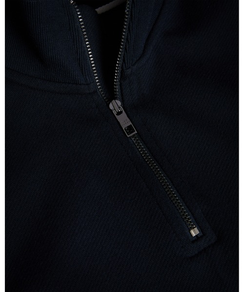 Ted Baker（テッドベーカー）の「MORRIC ハーフジップ ファネルネック トップス（スウェット・メンズ・ネイビー・2/3/4/5）」の4枚目の写真