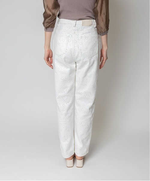 RANDA(ランダ)の「ハイウエストストレートデニム(デニムパンツ・レディース・ブラック/ブルー/ホワイト・0/1)」の20枚目の写真