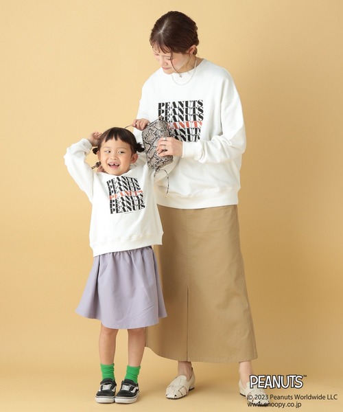 LEPSIM（レプシィム）の「【PEANUTS】プリントスウェット(KIDS)　186681（Tシャツ/カットソー・キッズ・ブラック/オフホワイト・SMALL/MEDIUM）」の19枚目の写真