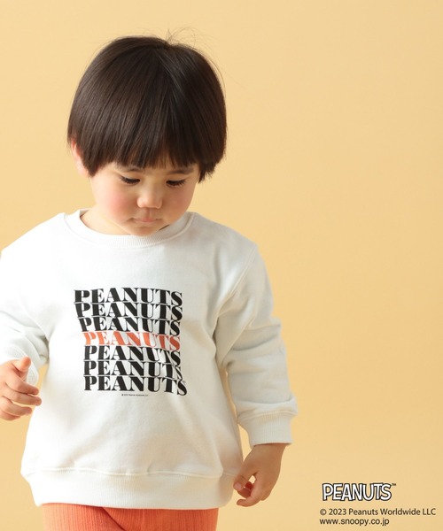 LEPSIM（レプシィム）の「【PEANUTS】プリントスウェット(KIDS)　186681（Tシャツ/カットソー・キッズ・ブラック/オフホワイト・SMALL/MEDIUM）」の14枚目の写真