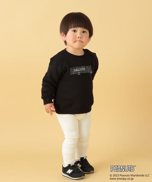 LEPSIM（レプシィム）の「【PEANUTS】プリントスウェット(KIDS)　186681（Tシャツ/カットソー・キッズ・ブラック/オフホワイト・SMALL/MEDIUM）」の5枚目の写真
