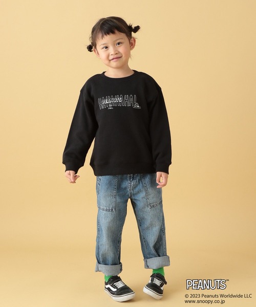 LEPSIM（レプシィム）の「【PEANUTS】プリントスウェット(KIDS)　186681（Tシャツ/カットソー・キッズ・ブラック/オフホワイト・SMALL/MEDIUM）」の16枚目の写真