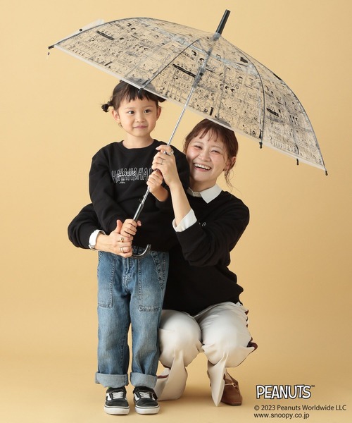 LEPSIM（レプシィム）の「【PEANUTS】プリントスウェット(KIDS)　186681（Tシャツ/カットソー・キッズ・ブラック/オフホワイト・SMALL/MEDIUM）」の11枚目の写真