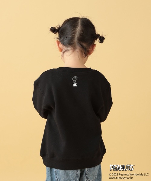 LEPSIM（レプシィム）の「【PEANUTS】プリントスウェット(KIDS)　186681（Tシャツ/カットソー・キッズ・ブラック/オフホワイト・SMALL/MEDIUM）」の17枚目の写真