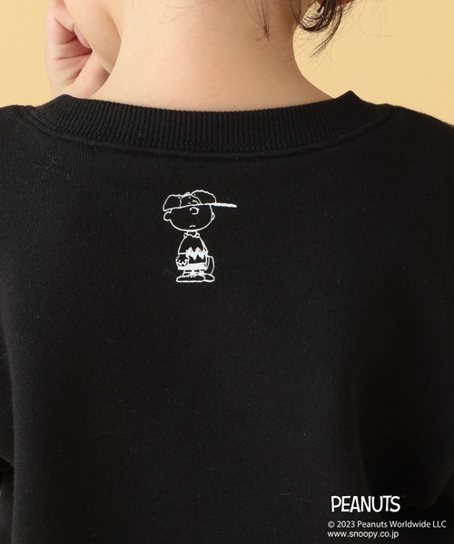 LEPSIM（レプシィム）の「【PEANUTS】プリントスウェット(KIDS)　186681（Tシャツ/カットソー・キッズ・ブラック/オフホワイト・SMALL/MEDIUM）」の12枚目の写真