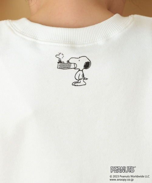 LEPSIM（レプシィム）の「【PEANUTS】プリントスウェット(KIDS)　186681（Tシャツ/カットソー・キッズ・ブラック/オフホワイト・SMALL/MEDIUM）」の18枚目の写真