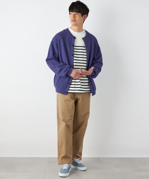 SHIPS any(シップス エニィ)の「SHIPS any: STANDARD ボートネック ボーダー ロンT 2023 <MENS>(Tシャツ/カットソー・メンズ・オフホワイト・6/7/8/9)」の22枚目の写真