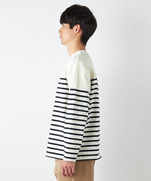 SHIPS any(シップス エニィ)の「SHIPS any: STANDARD ボートネック ボーダー ロンT 2023 <MENS>(Tシャツ/カットソー・メンズ・オフホワイト・6/7/8/9)」の20枚目の写真