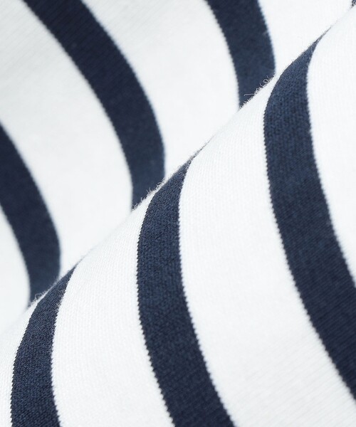 SHIPS any(シップス エニィ)の「SHIPS any: STANDARD ボートネック ボーダー ロンT 2023 <MENS>(Tシャツ/カットソー・メンズ・オフホワイト・6/7/8/9)」の7枚目の写真