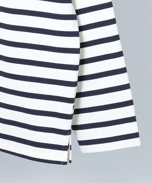 SHIPS any ボートネックボーダーロンT 新品未使用タグ付き SHIPS any: STANDARD ボートネック ボーダー ロンT 2021＜WOMEN＞◇（T