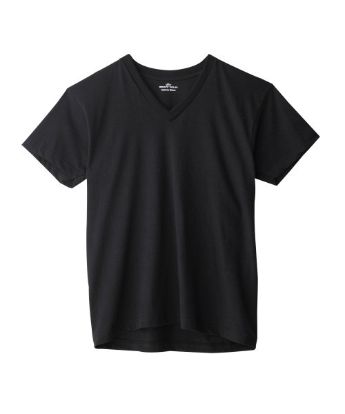 BODY WILD(ボディーワイルド)の「BODY WILD/ボディワイルド VネックTシャツ 抗菌防臭加工 2枚組 綿100%(インナーウェア/肌着・メンズ・ホワイト/ブラック/杢グレー・LARGE/MEDIUM/X-LARGE)」の6枚目の写真