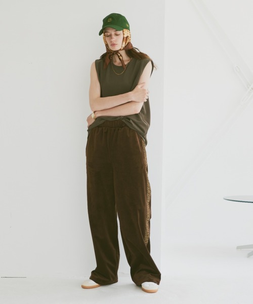 Tricot pique sleeveless tops /トリコットピケスリーブレス