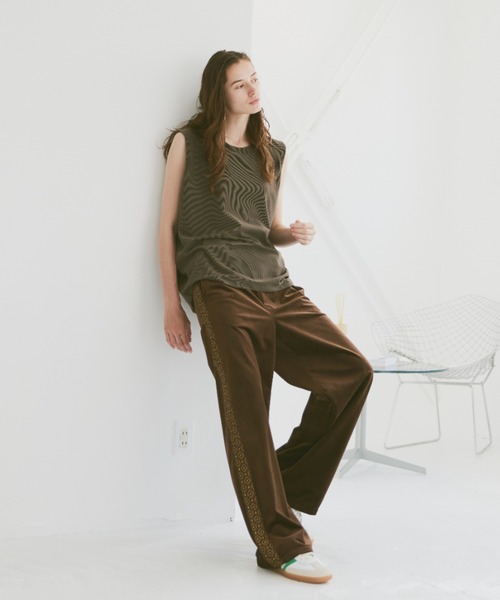 soerte（ソエルテ）の「Tricot pique sleeveless tops /トリコットピケスリーブレストップス（Tシャツ/カットソー・メンズ・カーキ/アイボリー/ネイビー・1/2/3）」の18枚目の写真