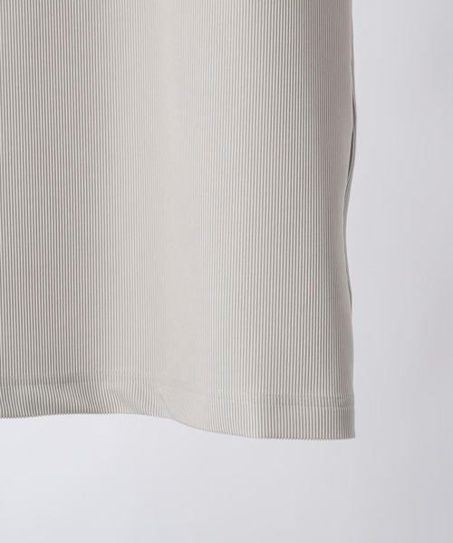 soerte（ソエルテ）の「Tricot pique sleeveless tops /トリコットピケスリーブレストップス（Tシャツ/カットソー・メンズ・カーキ/アイボリー/ネイビー・1/2/3）」の10枚目の写真