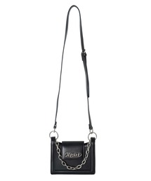 X-girl | OVAL LOGO FAUX LEATHER 2WAY MINI BAG(ショルダーバッグ)