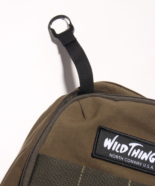 WILD THINGS(ワイルドシングス)の「【WILD THINGS/ワイルドシングス】ワンポイントロゴ ボディバッグ/スリングバッグ(ボディバッグ/ウエストポーチ・メンズ・ブラック/ベージュ/オリーブ・FREE)」の5枚目の写真