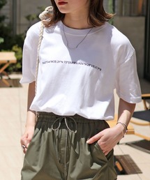 HER CLOSET | 【shemoshelly】WEB限定ナンバーラインロゴTシャツ(Tシャツ/カットソー)