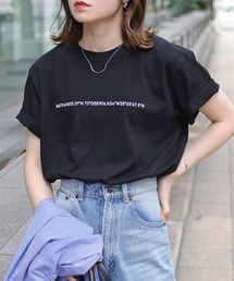 HER CLOSET | 【shemoshelly】WEB限定ナンバーラインロゴTシャツ(Tシャツ/カットソー)