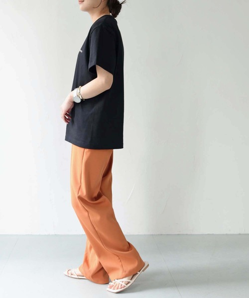 HER CLOSET(ハークローゼット)の「【shemoshelly】WEB限定ナンバーラインロゴTシャツ(Tシャツ/カットソー・レディース・ホワイト/ブラック・S/M/L)」の17枚目の写真