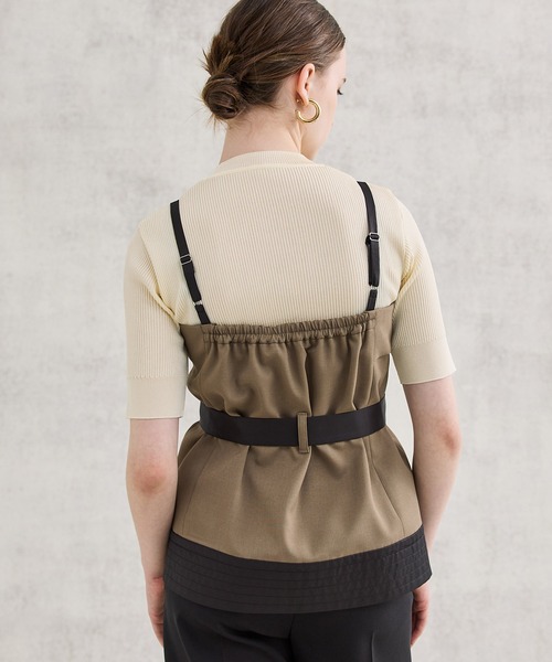 UNITED TOKYO（ユナイテッドトウキョウ）の「ギルドコルセットビスチェ（キャミソール・レディース・ブラック/カーキ・FREE）」の20枚目の写真